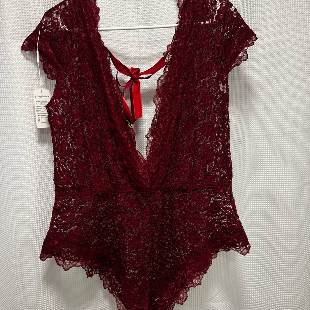 XXXL lace romper